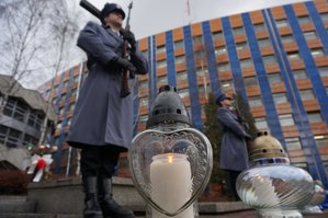 Uroczystości Katyńskie przy Grobie Policjanta Polskiego