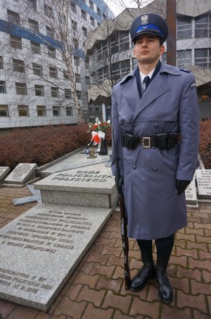 Uroczystości Katyńskie przy Grobie Policjanta Polskiego