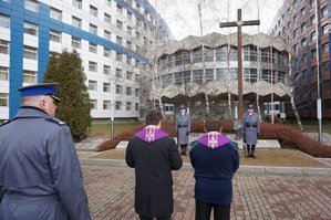 Uroczystości Katyńskie przy Grobie Policjanta Polskiego