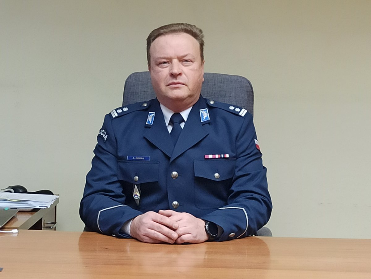 Pierwszy Zastępca Komendanta Miejskiego Policji w Katowicach  mł. insp. dr Artur Orman