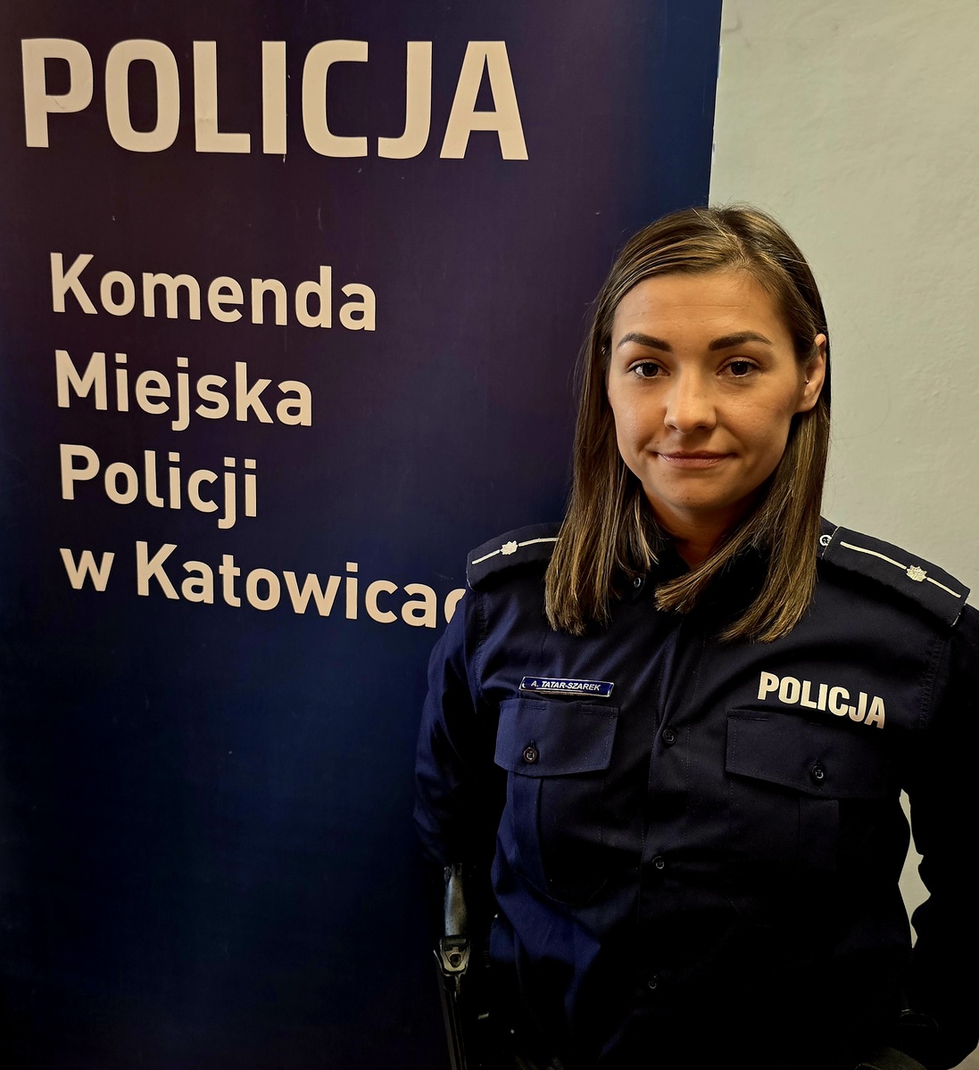 Na zdjęciu dzielnicowa rejonu nr 7