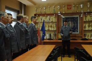 Wprowadzenie naczelnika  Wydziału do Walki z Przestępczością Gospodarczą KMP w Katowicach