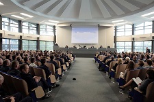 zdjęcie kolorowe: sala konferencyjna KWP Katowice