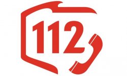 Na grafice widać czerwony kontur polski i numer 112