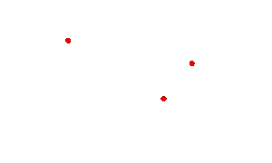 zdjęcie kolorowe: mapa Polski z zaznaczonymi punktami, gdzie doszło w ciągu letnich wakacji do zdarzeń drogowych ze skutkiem śmiertelnym
