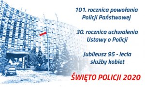 zdjęcie kolorowe: życzenia Komendanta Wojewódzkiego Policji w Katowicach