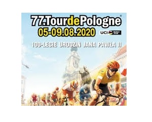 zdjęcie kolorowe: plakat promujący &quot; 77 Tour de Pologne&quot;