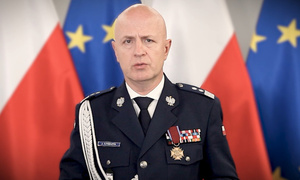 zdjęcie kolorowe: inspektor Jarosław Szymczyk - Komendant Główny Policji
