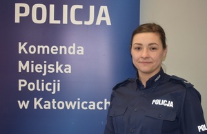zdjęcie kolorowe: sierżant Agata Tatar dzielnicowa rejonu służbowego nr 7