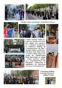 zdjęcie kolorowe: policyjni kapelani podczas uroczystości