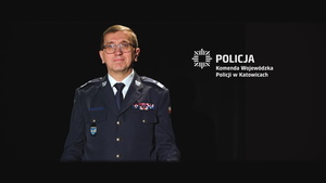 zdjęcie kolorowe: Komendant Wojewódzki Policji w Katowicach nadinsp. Roman RABSZTYN