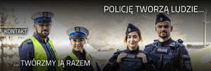 Zdjęcie kolorowe przedstawia czterech policjantów.
