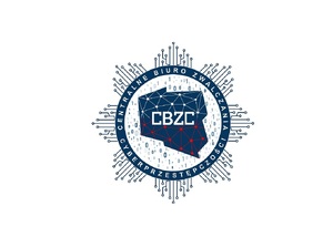 zdjęcie kolorowe; logo Centralnego Biura Zwalczania Cyberprzestępczości