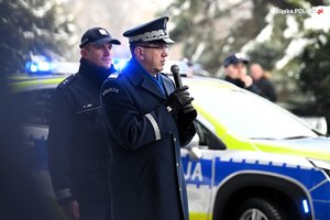 zdjęcie kolorowe: nadinspektor Roman Rabsztyn, Komendant Wojewódzki Policji w Katowicach