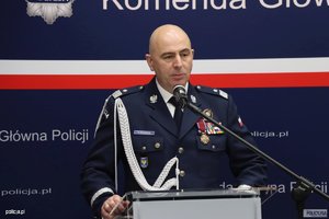 zdjęcie kolorowe: nowy Zastępca Komendanta Głównego Policji nadinsp. Rafał Kochańczyk
