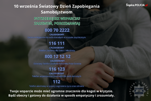 zdjęcie kolorowe: numery telefonów dla osób potrzebujących wsparcia w kryzysie psychicznym