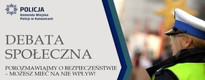 zdjęcie kolorowe: plakat zachęcający do udziału w debacie