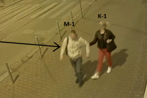 Na zdjęciu wizerunek podejrzewanego