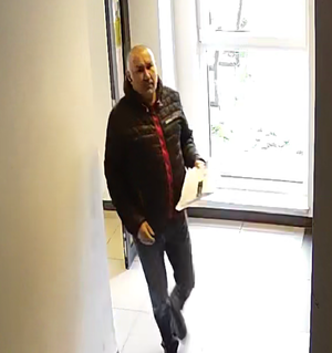 Na zdjęciu wizerunek podejrzewanego