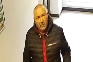 Na zdjęciu wizerunek podejrzewanego