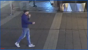 Na zdjęciu wizerunek podejrzewanego