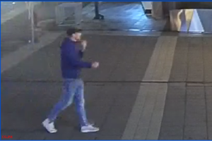 na zdjęciu podejrzewany o rozbój