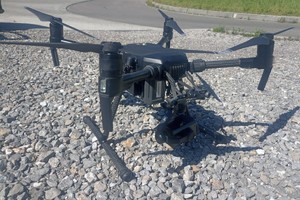Na zdjęciu policyjny dron