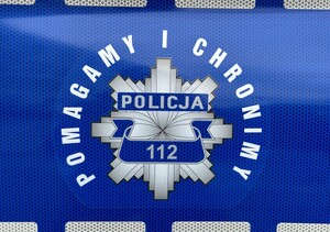 Zdjęcie przedstawia logotyp "Policja pomagamy i chronimy"