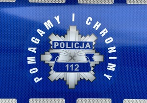 Zdjęcie przedstawia logotyp &quot;Policja pomagamy i chronimy&quot;