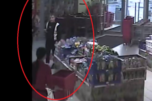 Na zdjęciu wizerunek podejrzewanego