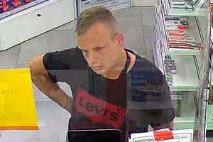Na zdjęciu wizerunek podejrzewanego