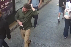 Na zdjęciu wizerunek podejrzewanego