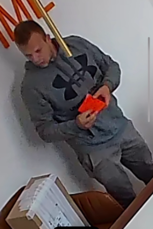 Na zdjęciu wizerunek podejrzewanego