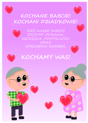 na zdjęciu kartka z życzeniami