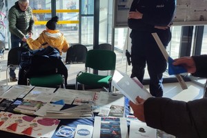 Na zdjęciu stoisko profilaktyczne