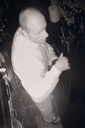 wizerunek podejrzewanego