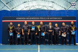 policjanci z miejsc od 1 do 3