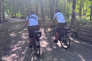 policyjny patrol rowerowy